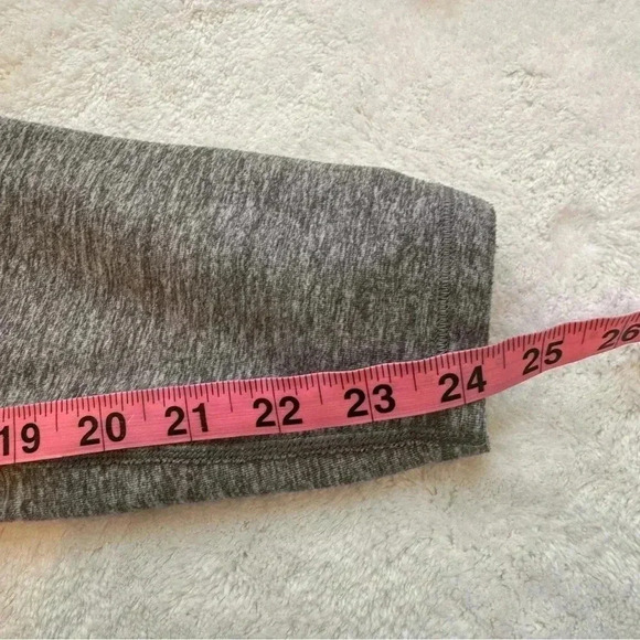 Lululemon Pure Practice Pants Leggings High Rise Lattice Tights Heathered Grey 6 - Picture 12 of 13